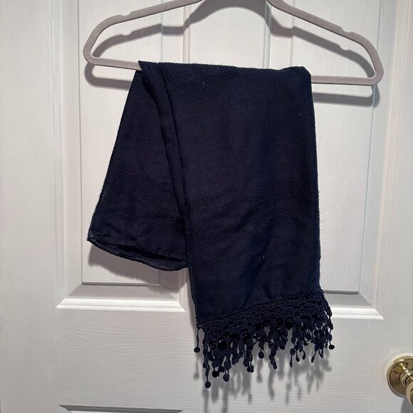 Abercrombie & Fitch Accessories - Abercrombie & Fitch Navy Blue Scarf
